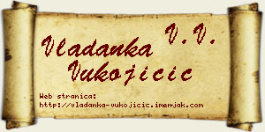 Vladanka Vukojičić vizit kartica